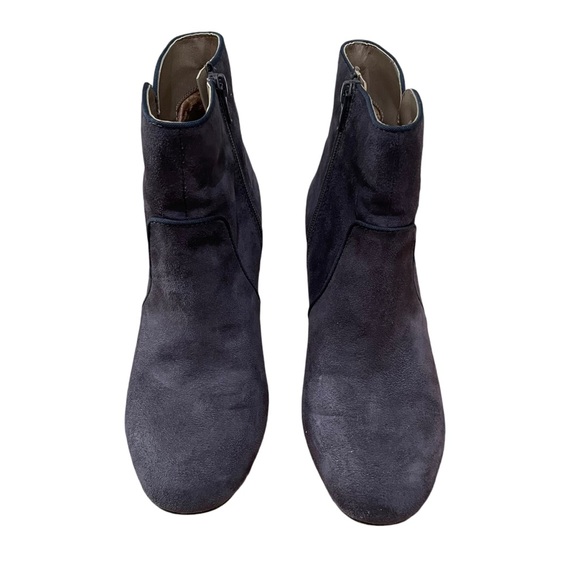 White Mountain Calisi Closed Toe Ankle Booties Grey Suede Size 8 - Picture 3 of 9